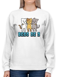 Foto 1 | Sudadera Smartprintsink color Blanco para Mujer