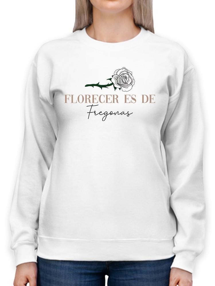 Foto 2 pulgar | Sudadera Smartprintsink color Blanco para Mujer