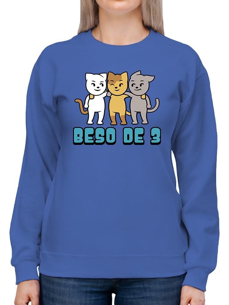 Foto 1 | Sudadera Smartprintsink Para Mujer Beso De 3