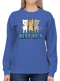 Foto 1 | Sudadera Smartprintsink Para Mujer Beso De 3