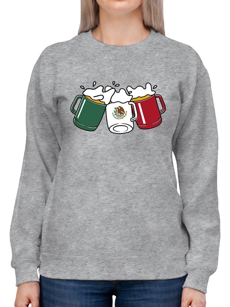 Foto 2 pulgar | Sudadera Smartprintsink color Gris para Mujer