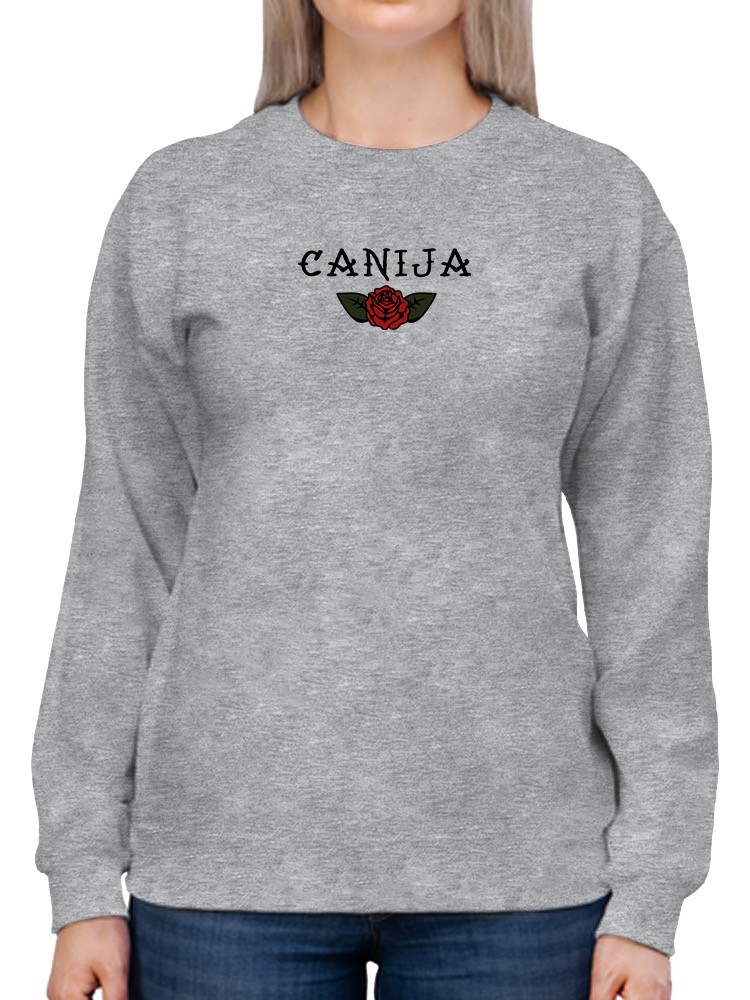 Sudadera Smartprintsink color Gris para Mujer