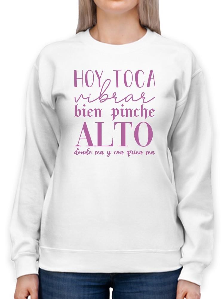 Sudadera Smartprintsink color Blanco para Mujer