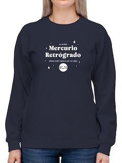 Foto 1 | Sudadera Smartprintsink color Azul para Mujer
