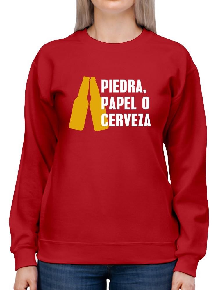 Sudadera Smartprintsink para Mujer color Rojo