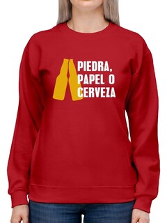 Foto 1 | Sudadera Smartprintsink para Mujer color Rojo
