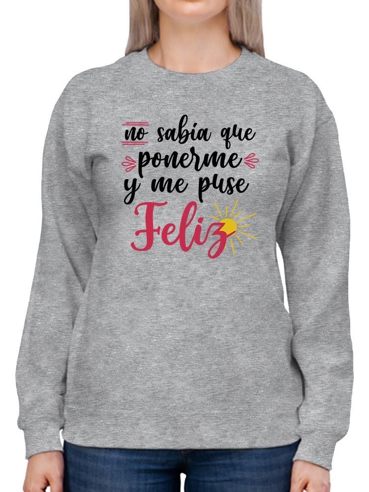 Sudadera Smartprintsink color Gris para Mujer