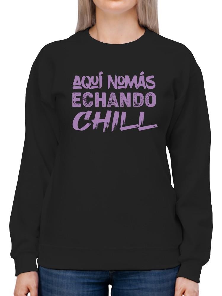 Foto 2 pulgar | Sudadera Smartprintsink color Negro para Mujer
