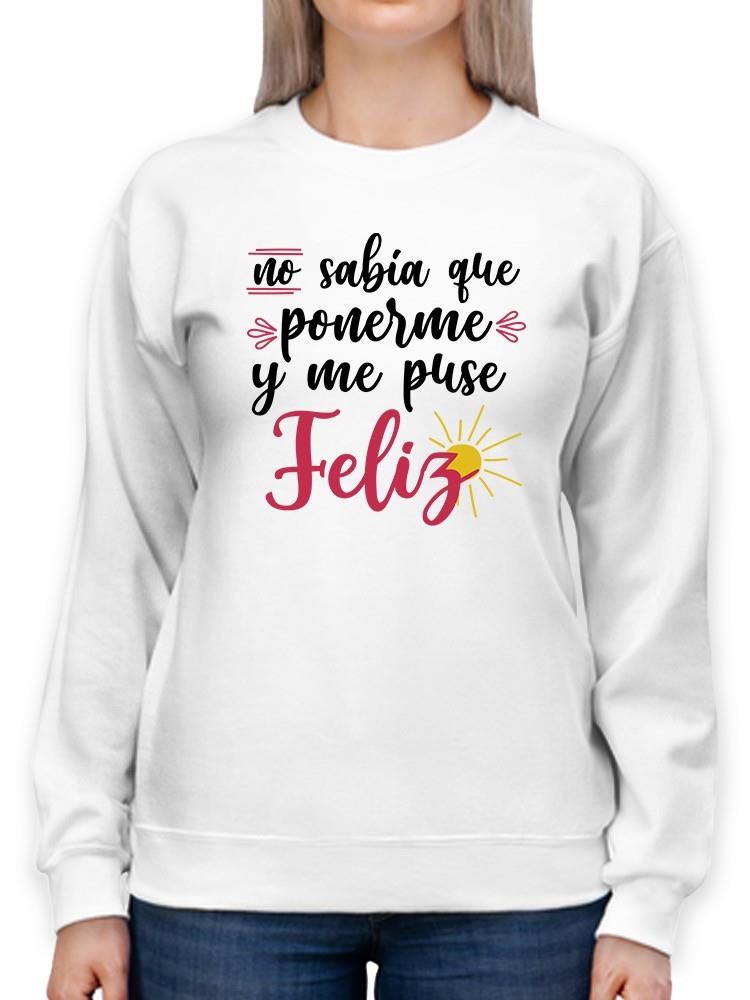 Foto 2 pulgar | Sudadera Smartprintsink color Blanco para Mujer