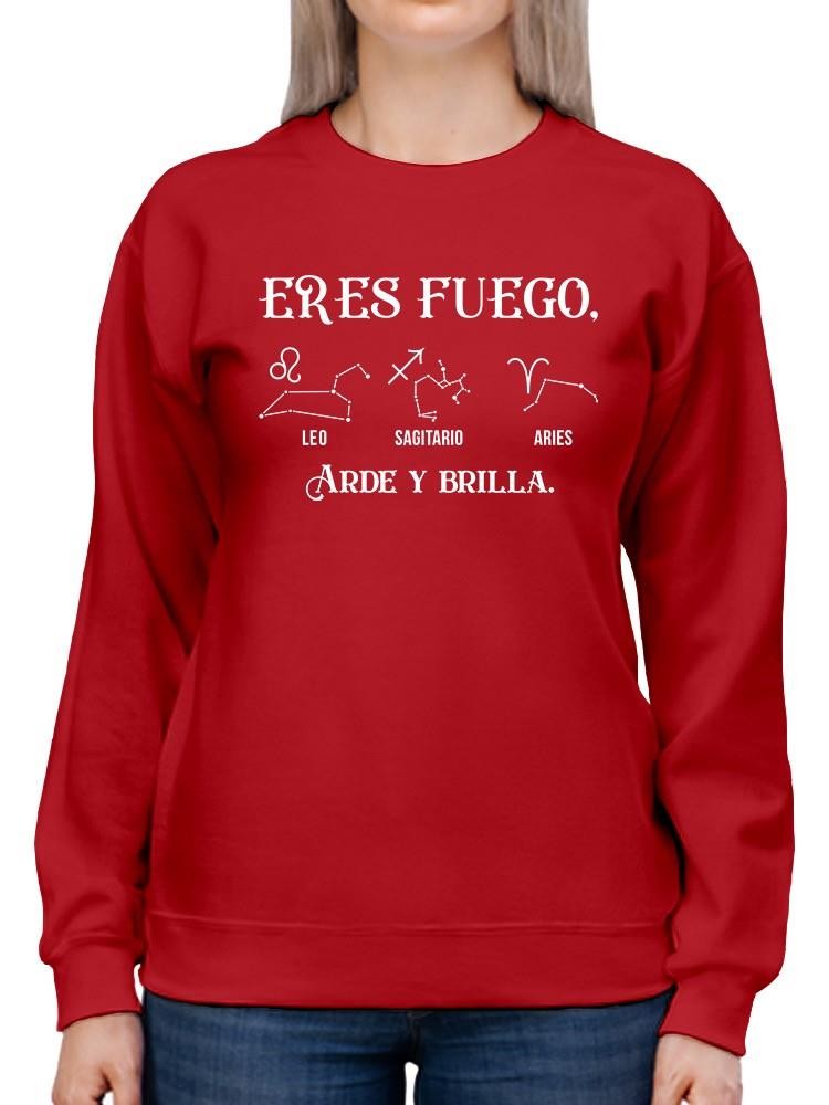 Foto 1 | Sudadera Smartprintsink para Mujer color Rojo
