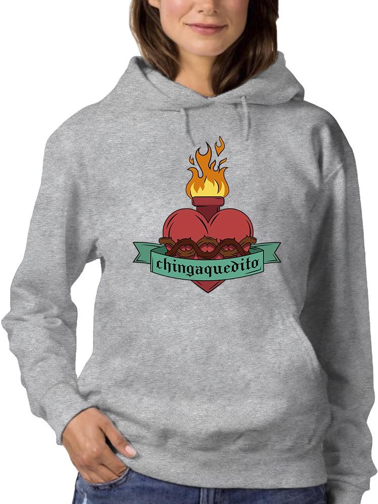 Sudadera Smartprintsink Con Capucha Para Mujer Persona Que Molesta. Color Gris