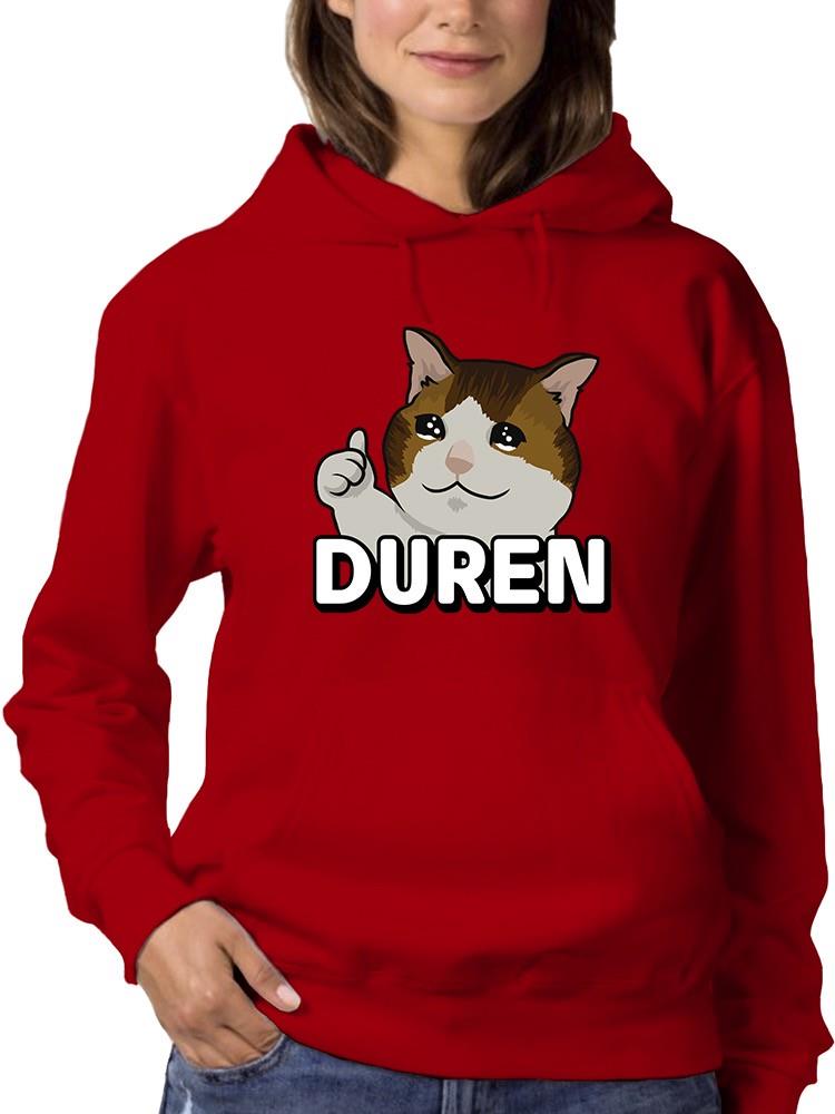 Foto 2 pulgar | Sudadera Smartprintsink Con Capucha Para Mujer Duren. Color Rojo