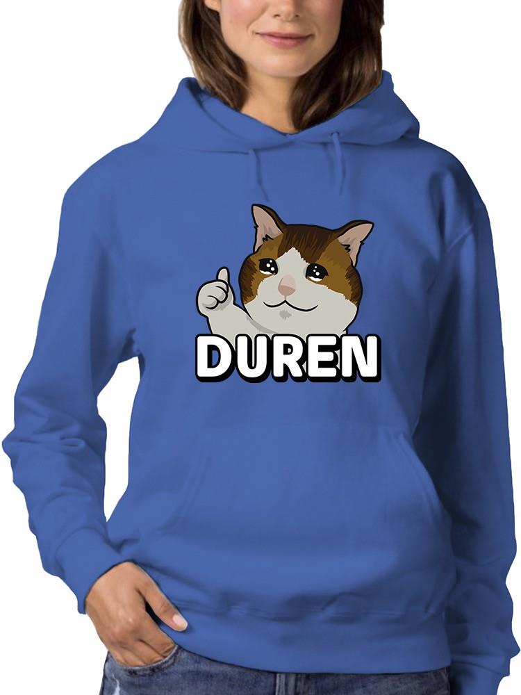 Sudadera Smartprintsink Con Capucha Para Mujer Duren. Color Azul