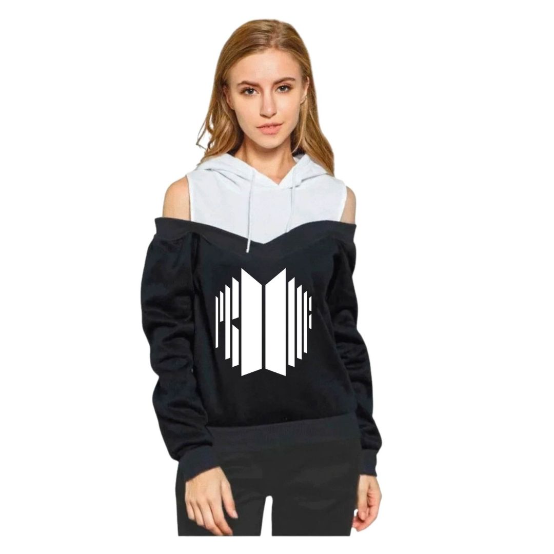 Sudadera Core BTS-PROOF JIN color Negro más 1 Póster de Regalo