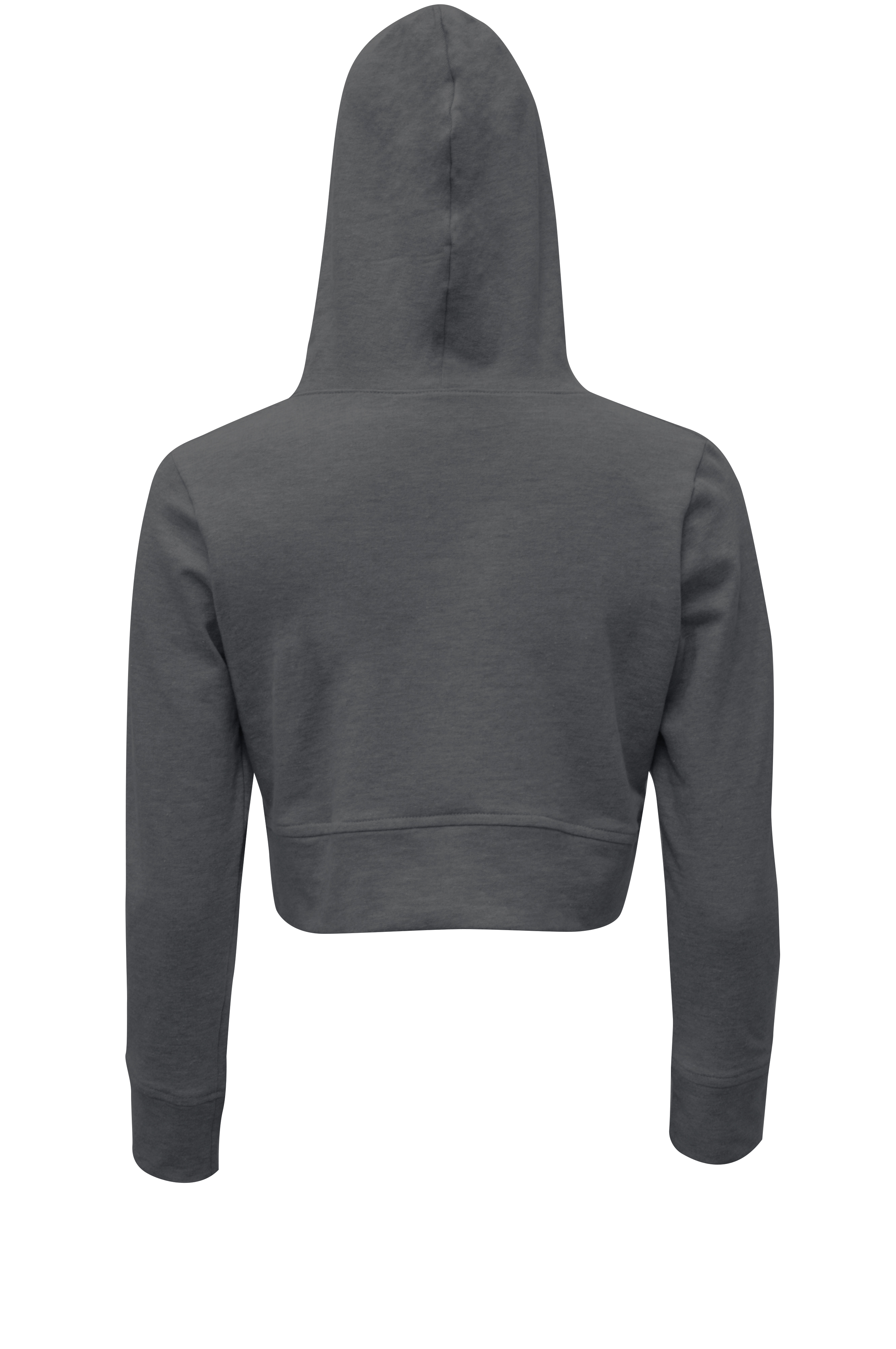 Foto 4 pulgar | Sudadera Crop Voltaica VD0120A color Negro con Hoddie