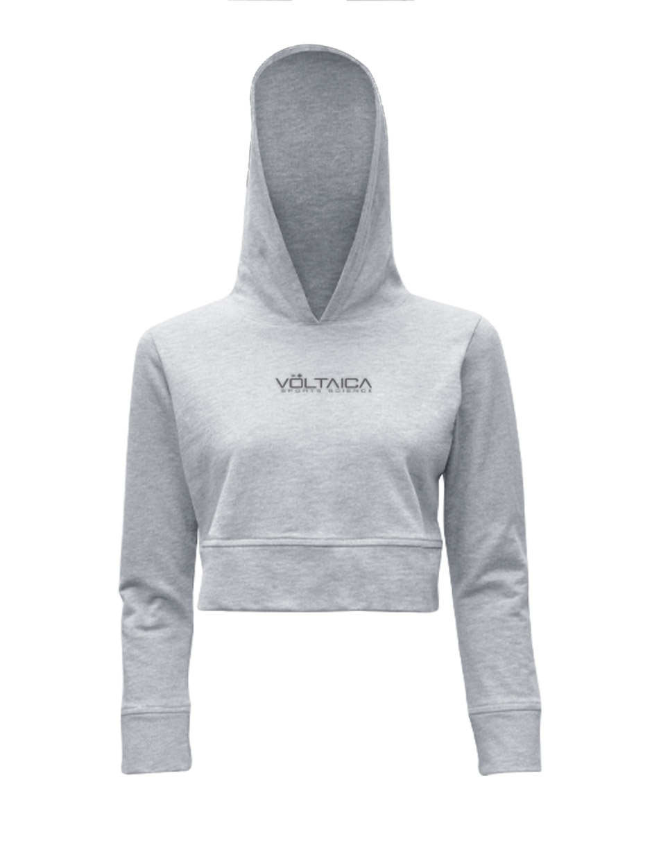 Voltaica Vd0120a Crop Hoddie Sudadera Jaspe