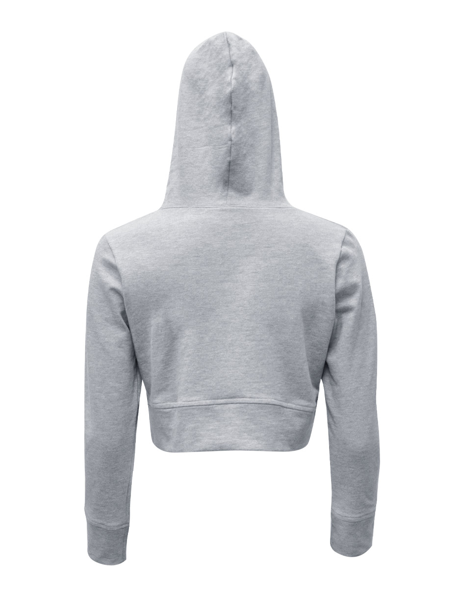 Foto 4 pulgar | Voltaica Vd0120a Crop Hoddie Sudadera Jaspe