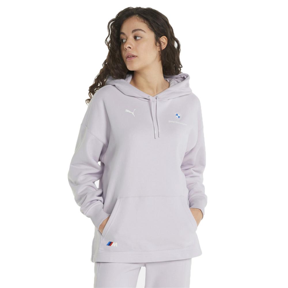 Foto 2 pulgar | Sudadera Puma con Capucha Bmw Púrpura para Mujer