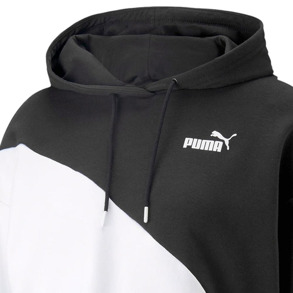 Foto 4 pulgar | Sudadera Puma Power Cat Verde para Mujer