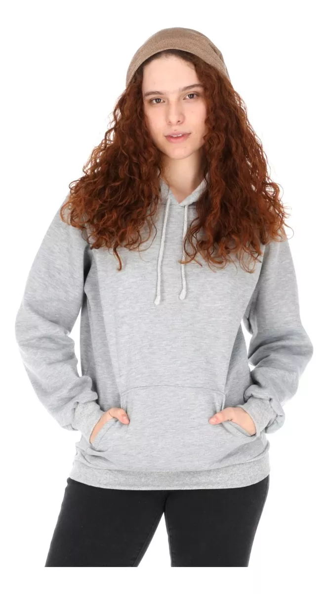 Foto 6 pulgar | Paquete de 4 Sudaderas Hoodie Capucha colores Básicos para Mujer