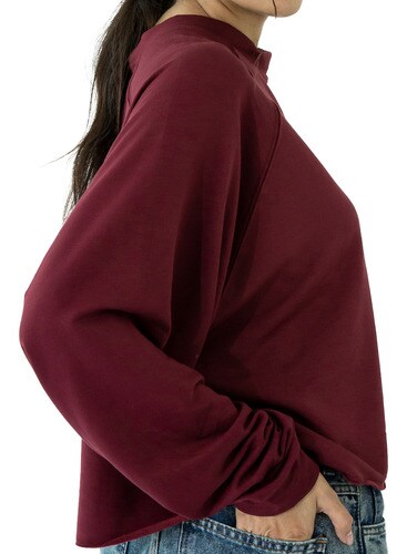 Sudadera vino online mujer