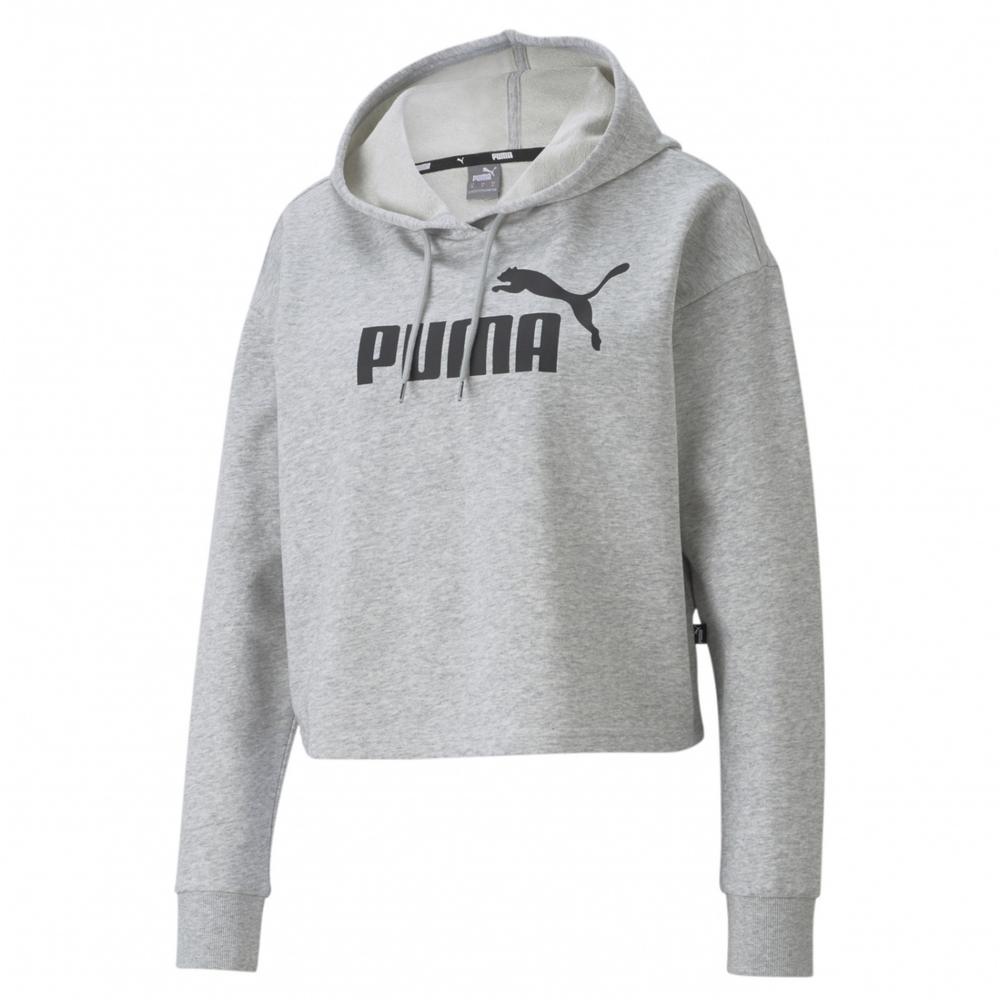Sudadera Puma 586870-04 Ess Cropped Gris para Mujer