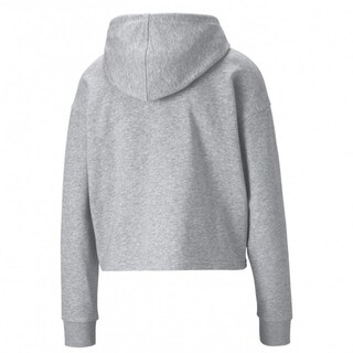 Foto 2 | Sudadera Puma 586870-04 Ess Cropped Gris para Mujer