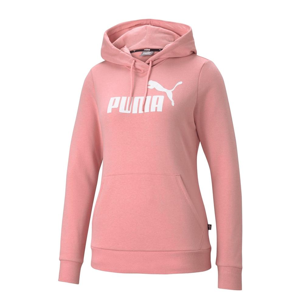 Sudadera Puma Ess Logo FL Rosa para Mujer