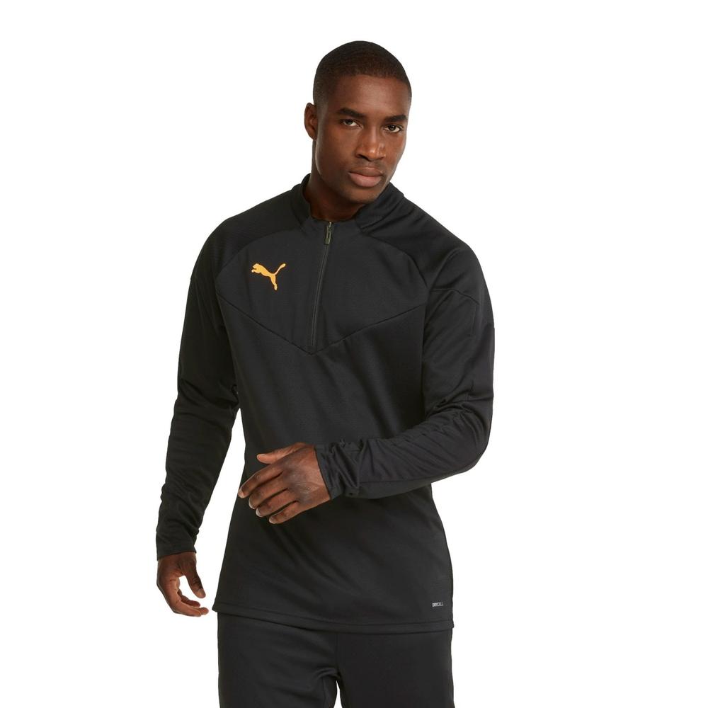 Foto 3 | Sudadera Puma Jsy. Individual ¼ Zip 657950-45 Negro para Hombre