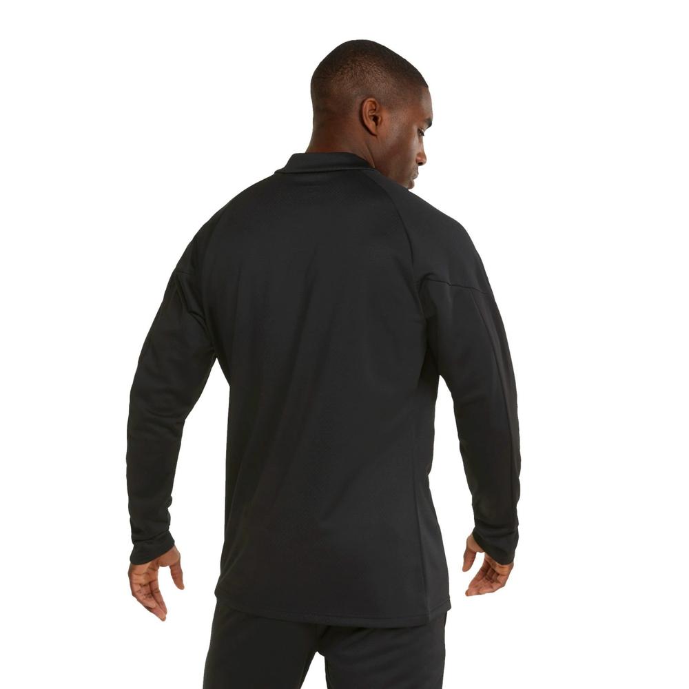 Foto 5 pulgar | Sudadera Puma Jsy. Individual ¼ Zip 657950-45 Negro para Hombre
