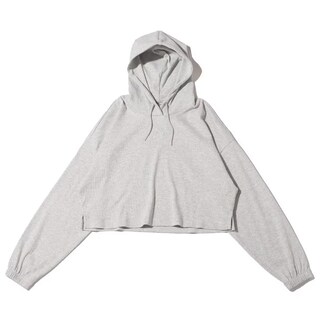 Foto 1 | Sudadera Puma Classics Ribbed 534357-04 Gris para Mujer