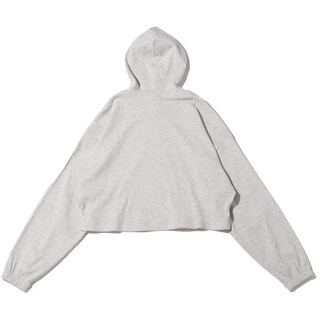 Foto 2 | Sudadera Puma Classics Ribbed 534357-04 Gris para Mujer