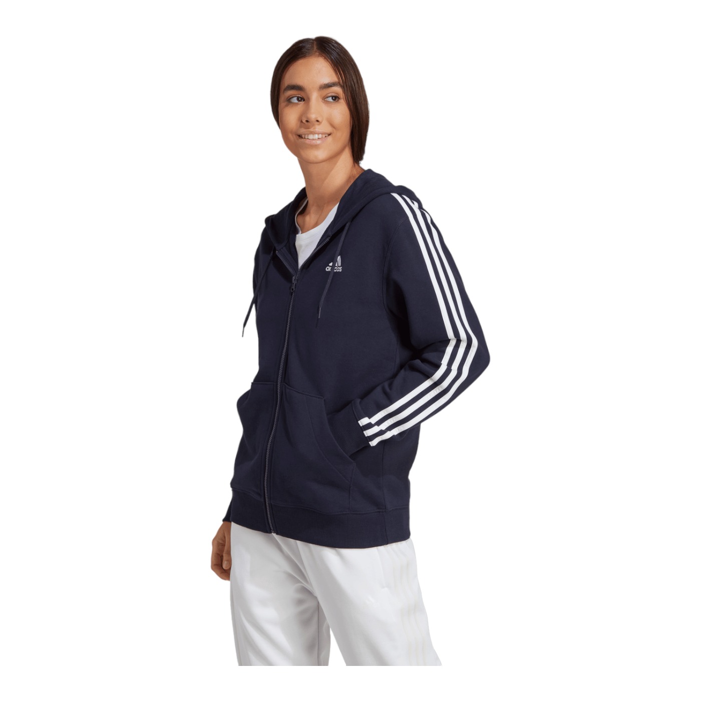 Foto 3 pulgar | Sudadera Adidas IC9918 Negra para Mujer