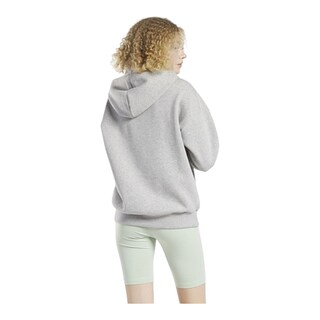 Foto 4 | Sudadera Hoodie Reebok Estampada Gris para Dama