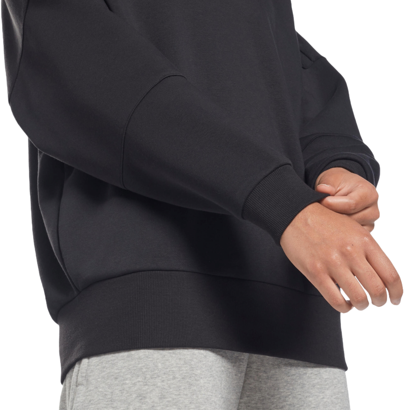 Foto 4 pulgar | Sudadera Reebok Lux Oversized H51828 Negra  para Mujer