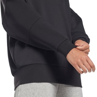 Foto 3 | Sudadera Reebok Lux Oversized H51828 Negra para Mujer