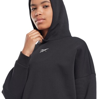 Foto 4 | Sudadera Reebok Lux Oversized H51828 Negra para Mujer