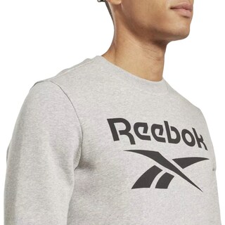 Foto 3 | Sudadera Reebok Ri Flc Big Logo Crew color Gris Modelo H54793 para Hombre