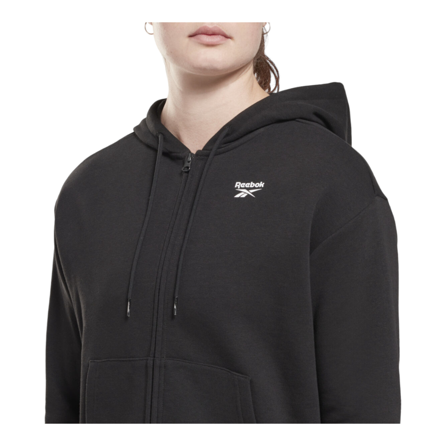 Foto 4 pulgar | Sudadera Reebok H54754 Negra para  Mujer