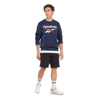 Foto 3 | Sudadera Reebok Azul para Hombre