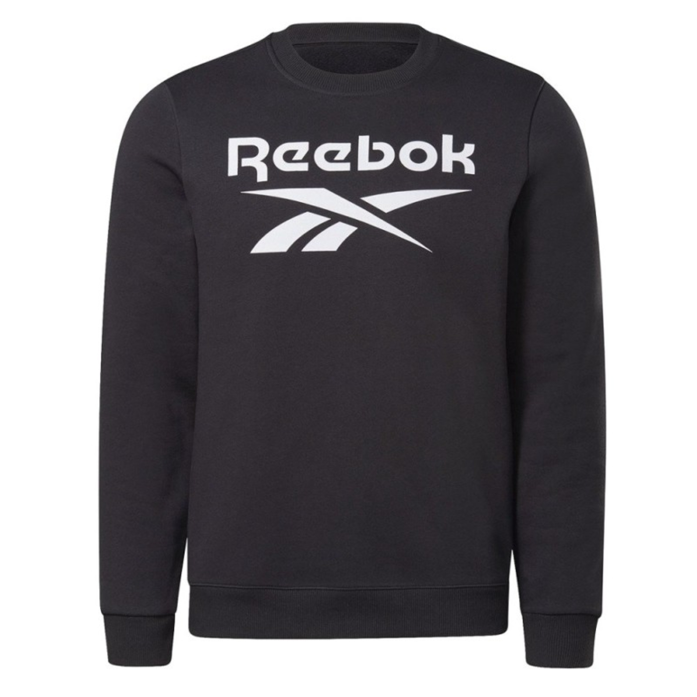 Foto 1 | Sudadera Reebok Ri Flc Big Logo Crew color Negro Modelo H54791 para Hombre