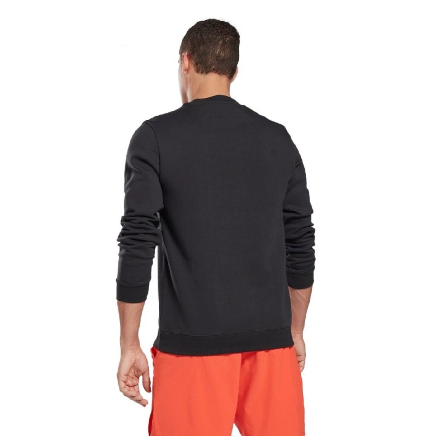 Foto 3 | Sudadera Reebok Ri Flc Big Logo Crew color Negro Modelo H54791 para Hombre