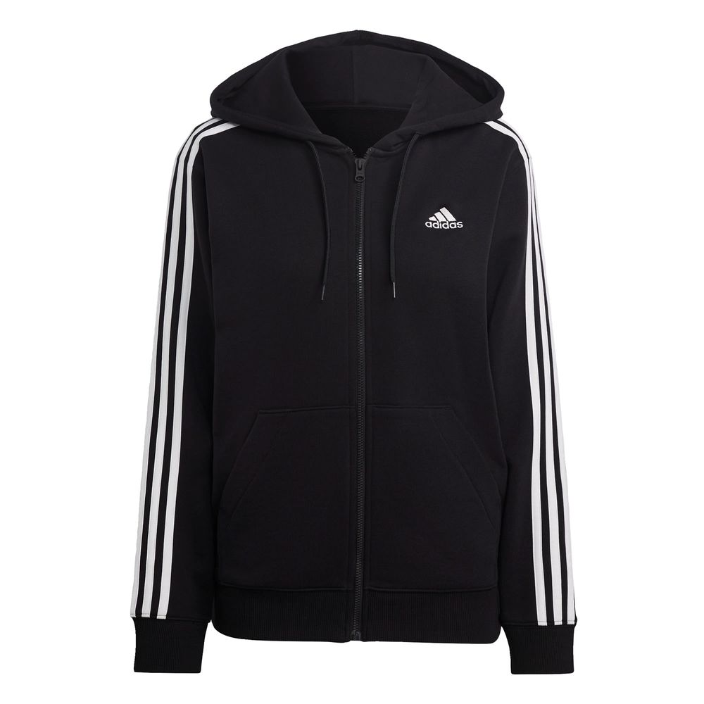 Sudadera con Gorro Adidas  Essentials Negra para Mujer