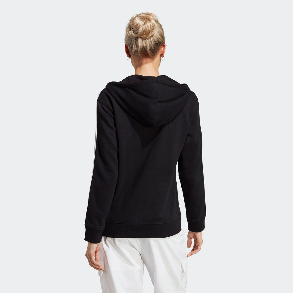 Foto 4 | Sudadera con Gorro Adidas  Essentials Negra para Mujer