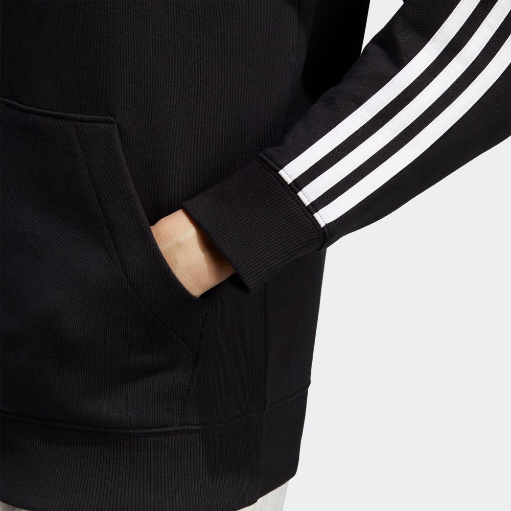 Foto 7 | Sudadera con Gorro Adidas  Essentials Negra para Mujer