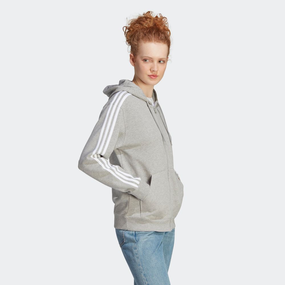 Foto 6 pulgar | Sudadera Adidas Essentials Gris para Mujer