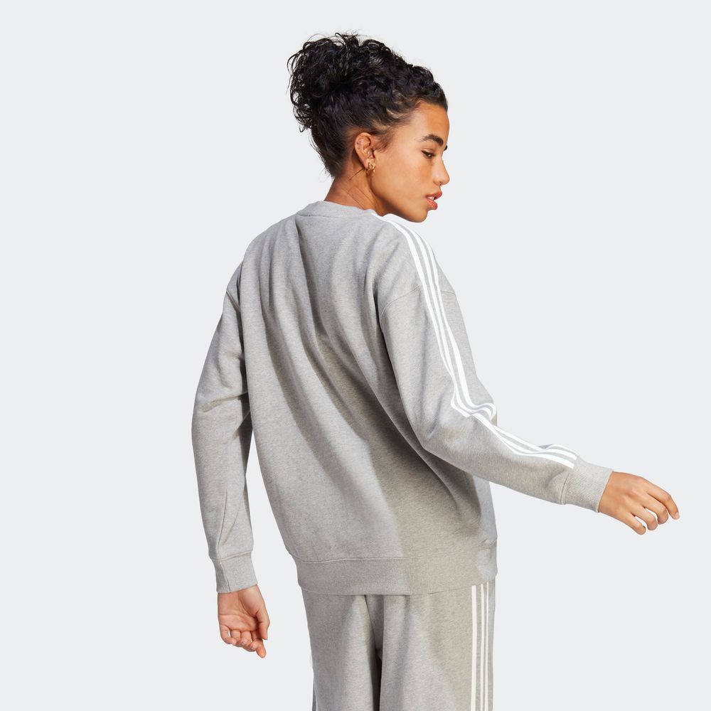 Foto 5 pulgar | Sudadera Adidas Essentials Gris para Mujer