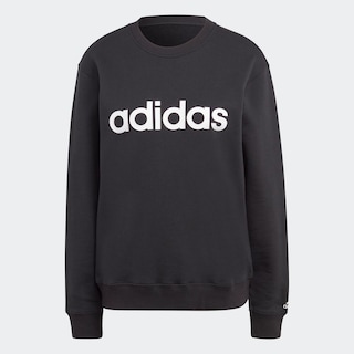 Foto 2 | Sudadera Adidas Essentials Linear Negra para Mujer