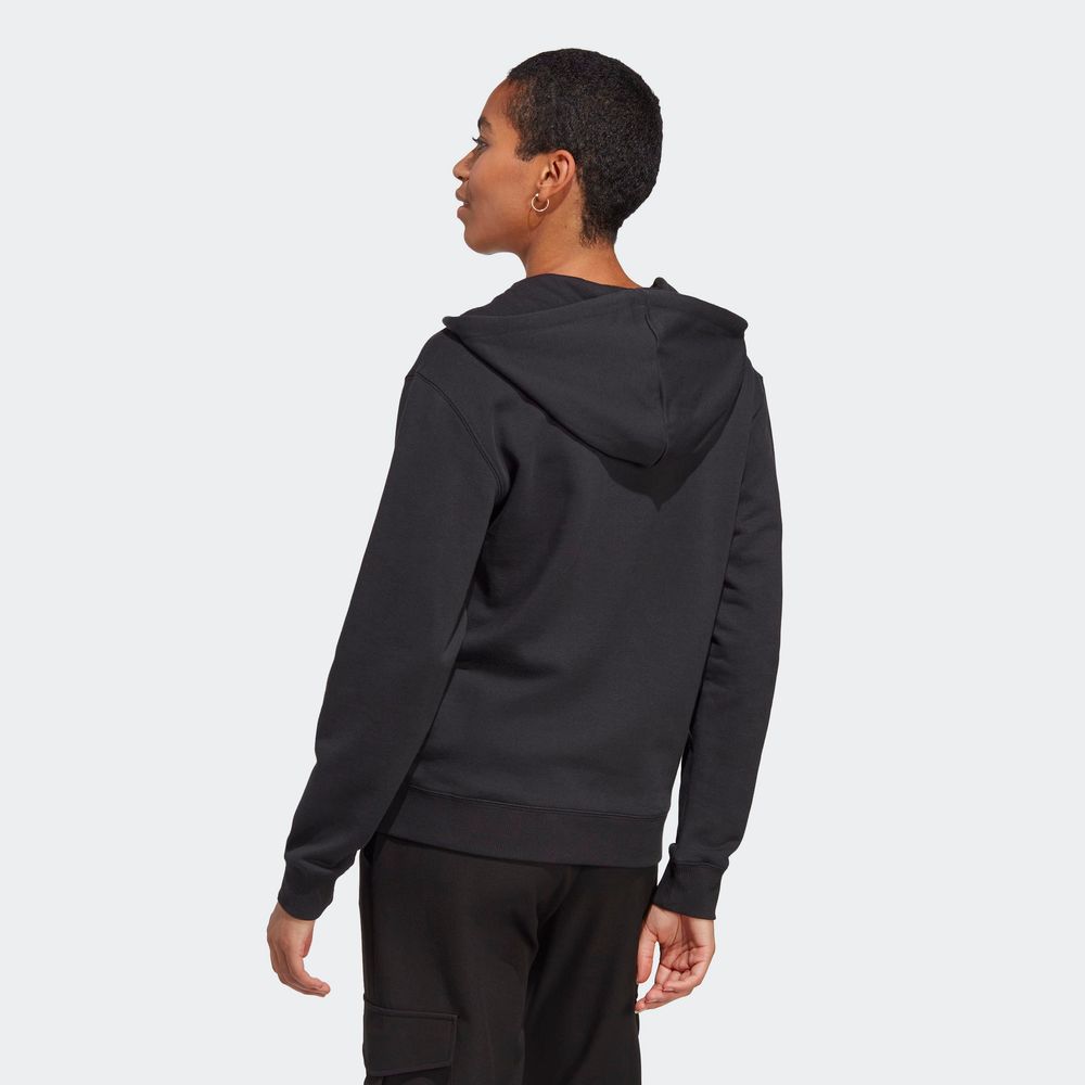Foto 4 | Sudadera con Capucha Adidas Negra para Mujer