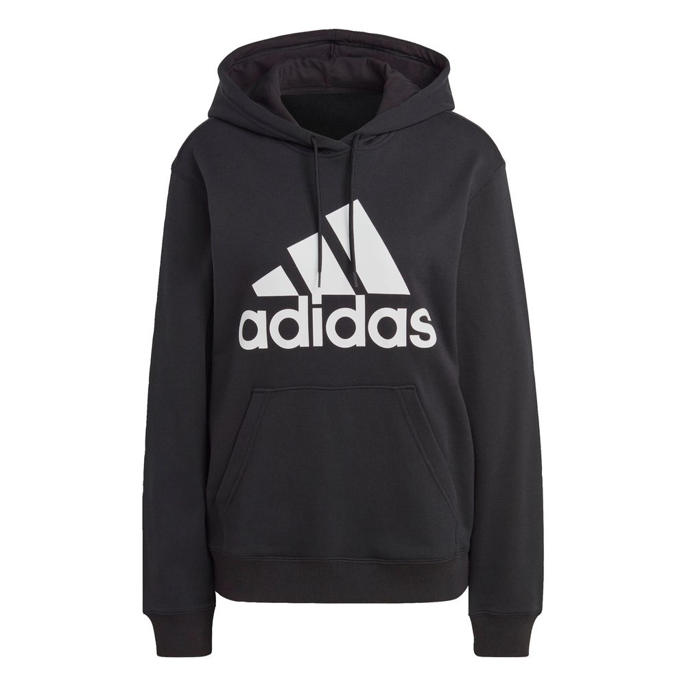 Foto 2 pulgar | Sudadera con Gorro Adidas Negra para Mujer